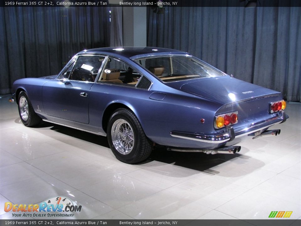 1969 Ferrari 365 GT 2+2 California Azurro Blue / Tan Photo #2