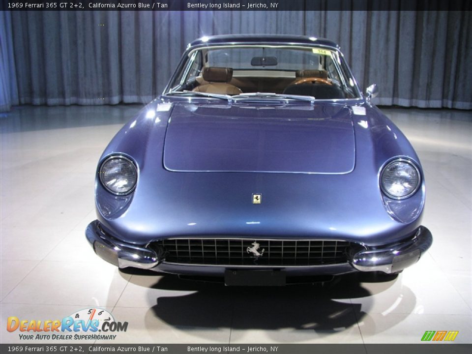1969 Ferrari 365 GT 2+2 California Azurro Blue / Tan Photo #4