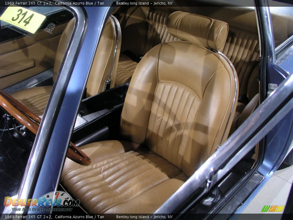 1969 Ferrari 365 GT 2+2 California Azurro Blue / Tan Photo #5