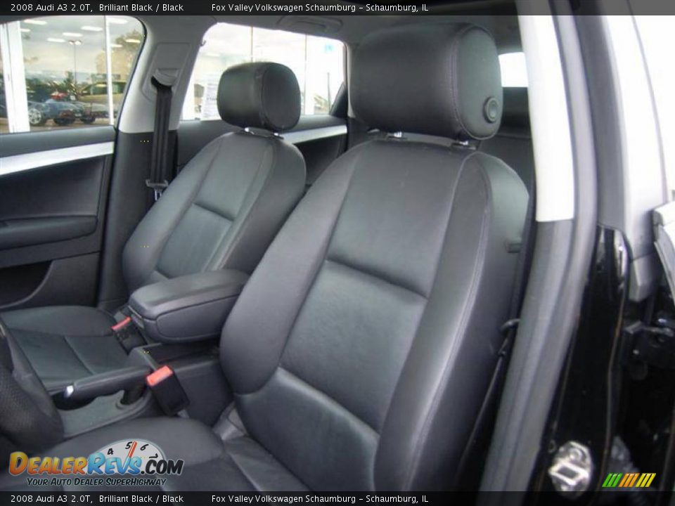 2008 Audi A3 2.0T Brilliant Black / Black Photo #11
