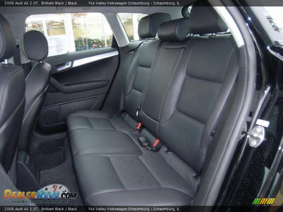 2008 Audi A3 2.0T Brilliant Black / Black Photo #12
