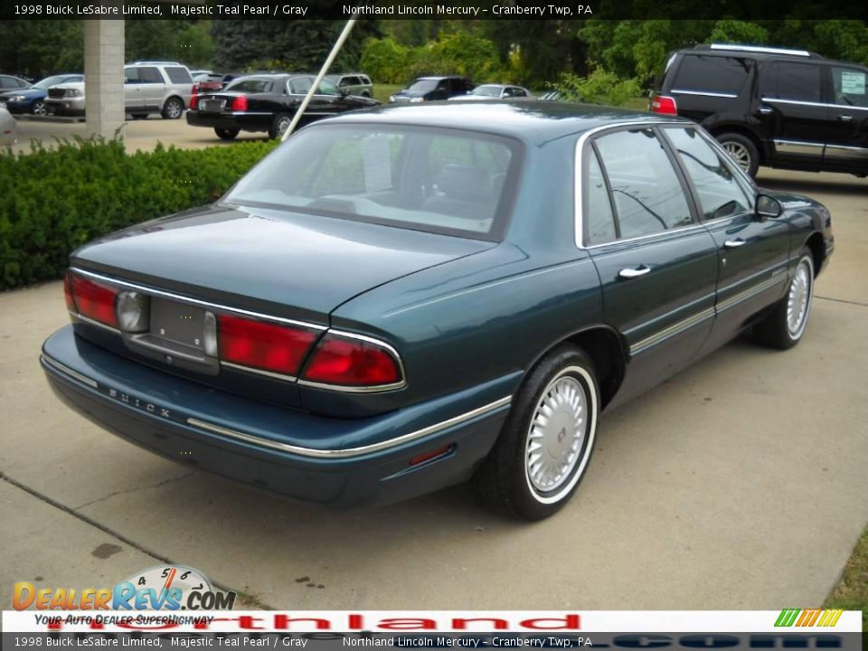 1998 Buick LeSabre Limited Majestic Teal Pearl / Gray Photo #2