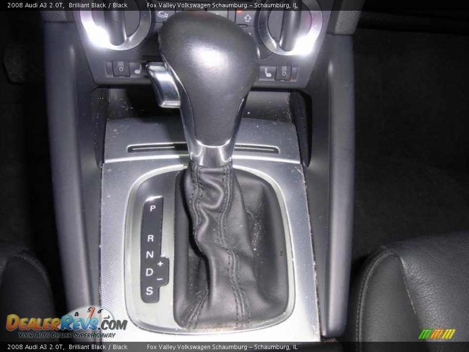 2008 Audi A3 2.0T Brilliant Black / Black Photo #15