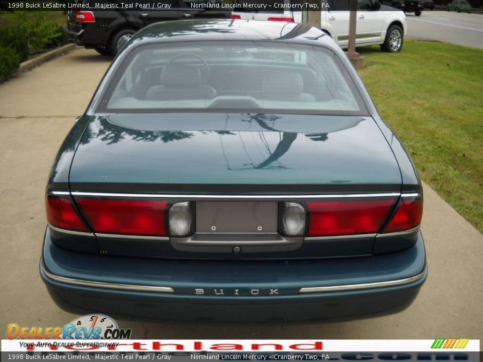 1998 Buick LeSabre Limited Majestic Teal Pearl / Gray Photo #3