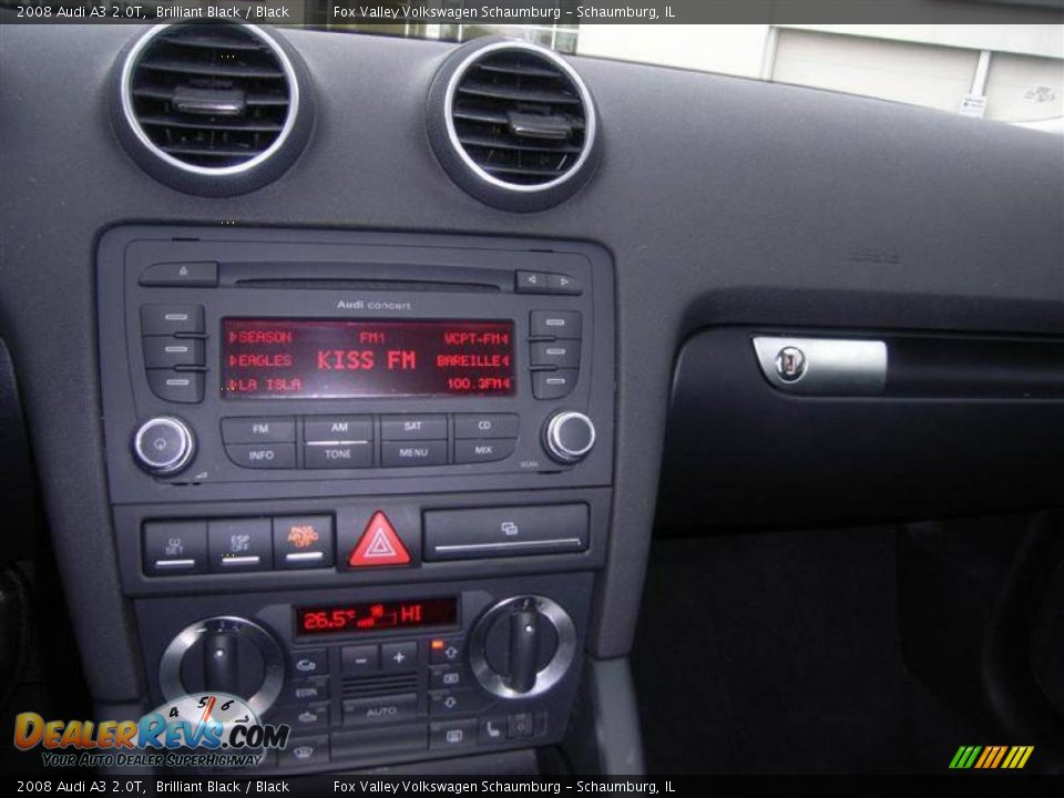 2008 Audi A3 2.0T Brilliant Black / Black Photo #16