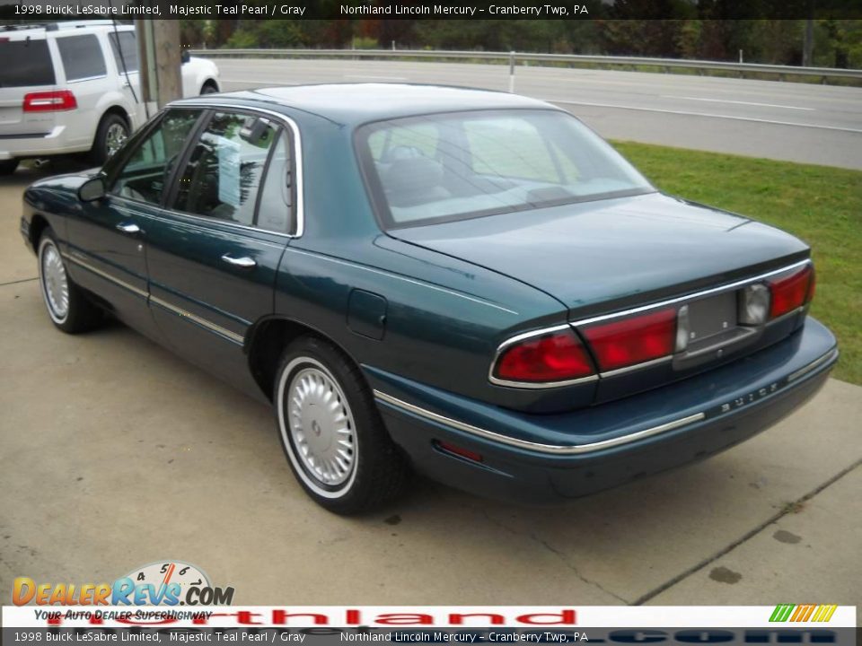 1998 Buick LeSabre Limited Majestic Teal Pearl / Gray Photo #4