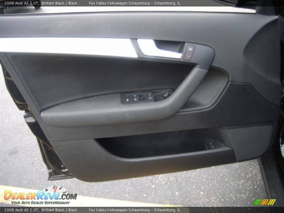 2008 Audi A3 2.0T Brilliant Black / Black Photo #18