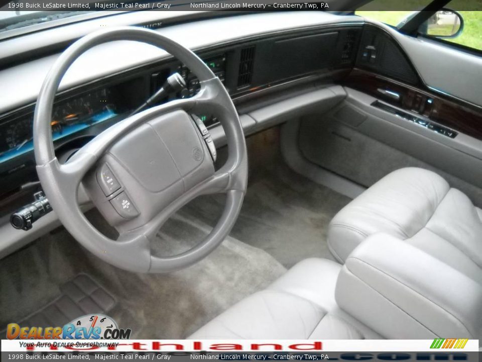 1998 Buick LeSabre Limited Majestic Teal Pearl / Gray Photo #7