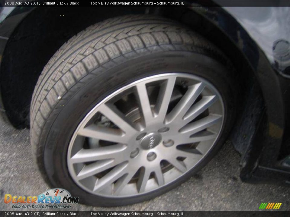 2008 Audi A3 2.0T Brilliant Black / Black Photo #22