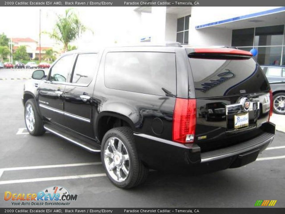 2009 Cadillac Escalade ESV AWD Black Raven / Ebony/Ebony Photo #2