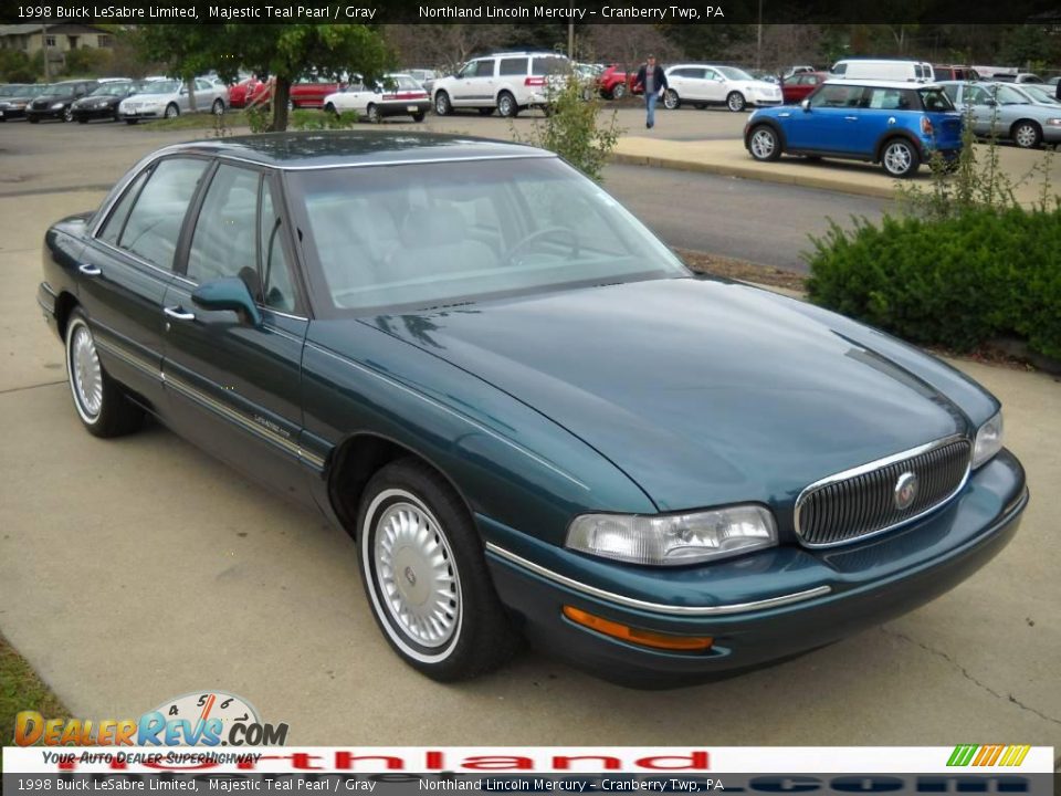 1998 Buick LeSabre Limited Majestic Teal Pearl / Gray Photo #17