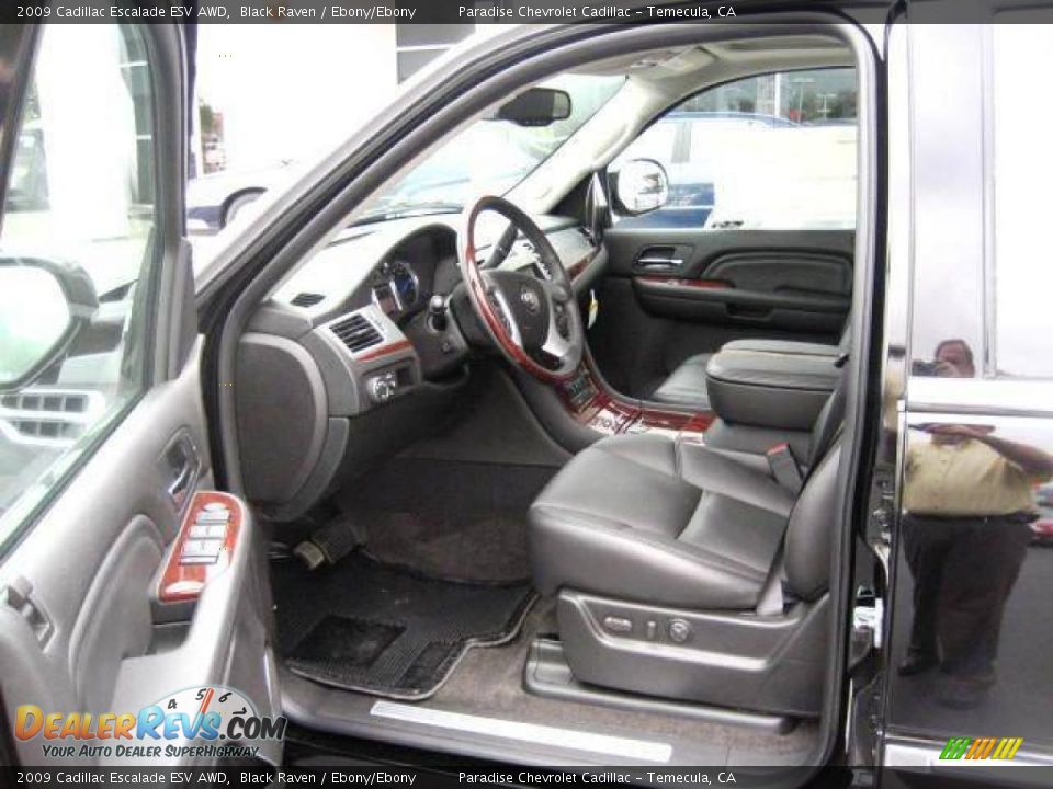 2009 Cadillac Escalade ESV AWD Black Raven / Ebony/Ebony Photo #5