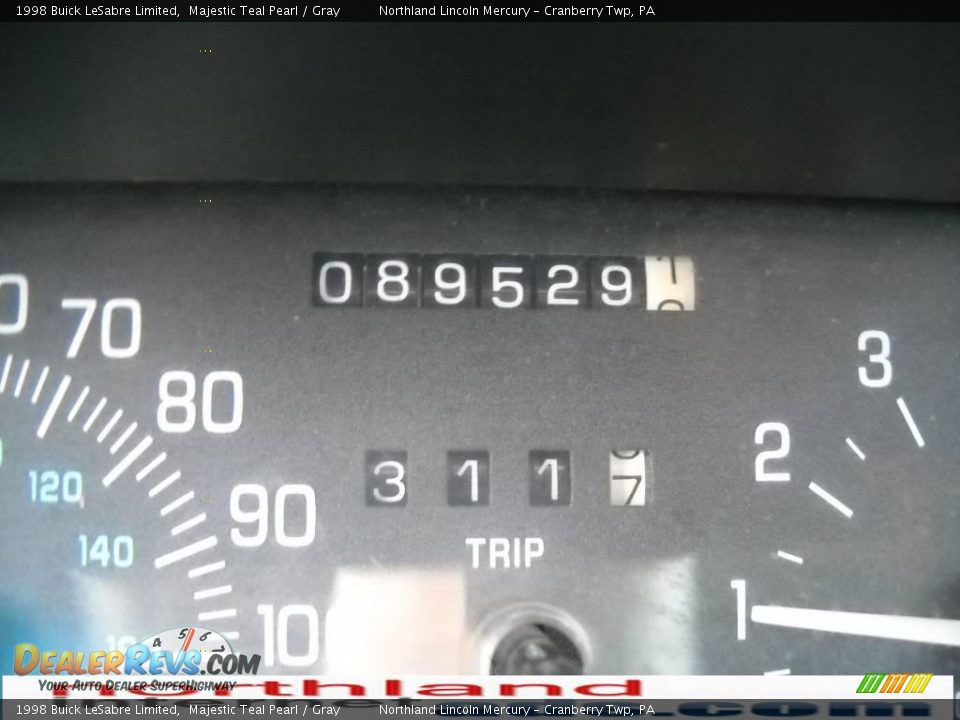 1998 Buick LeSabre Limited Majestic Teal Pearl / Gray Photo #20