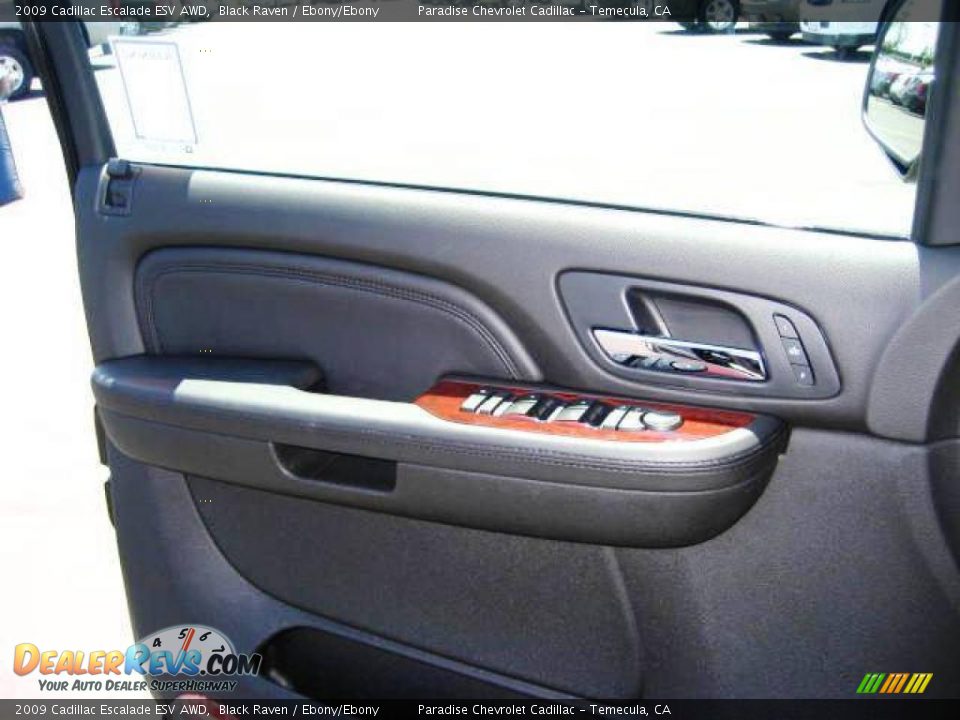 2009 Cadillac Escalade ESV AWD Black Raven / Ebony/Ebony Photo #9
