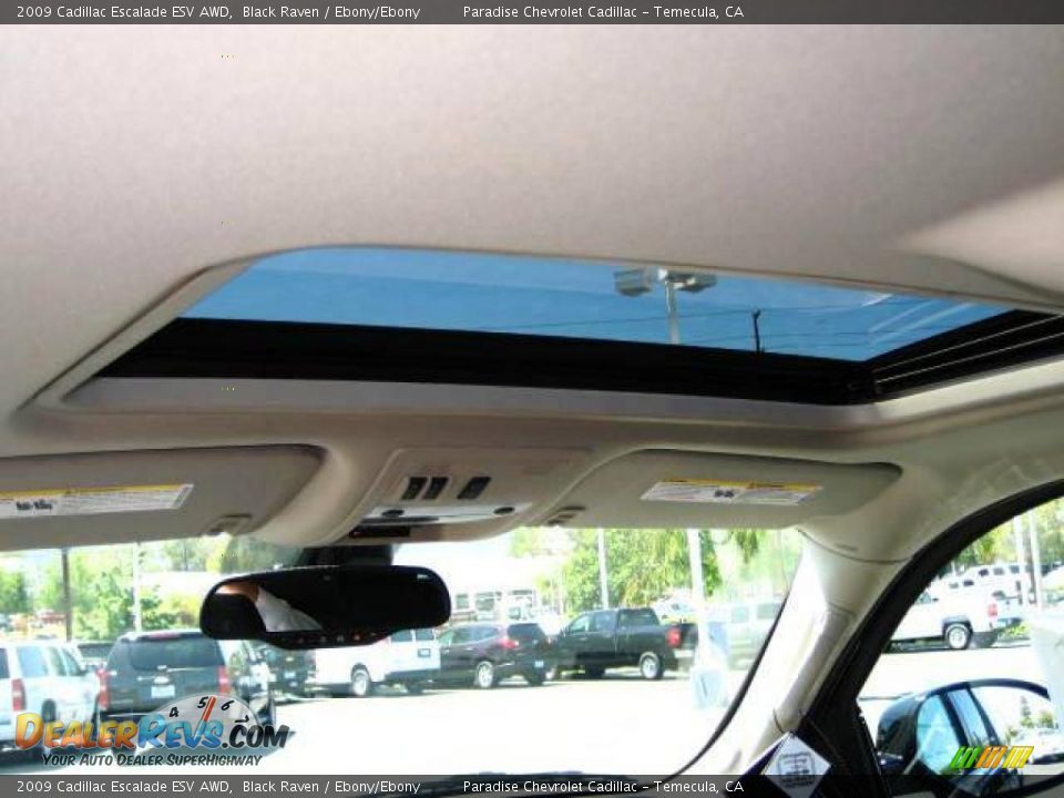 2009 Cadillac Escalade ESV AWD Black Raven / Ebony/Ebony Photo #10
