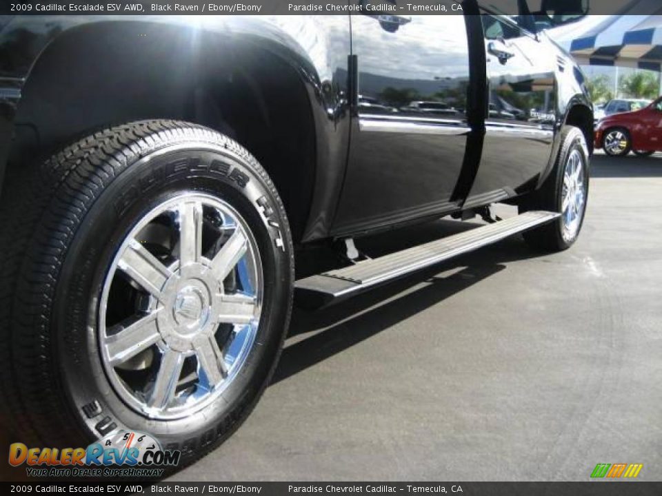 2009 Cadillac Escalade ESV AWD Black Raven / Ebony/Ebony Photo #8