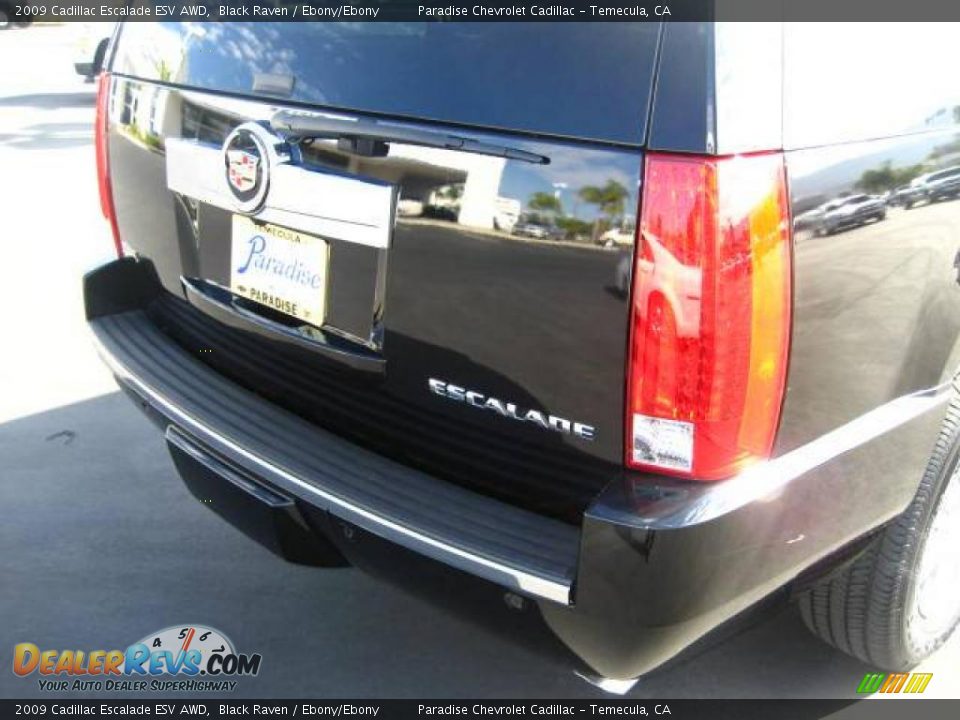 2009 Cadillac Escalade ESV AWD Black Raven / Ebony/Ebony Photo #11
