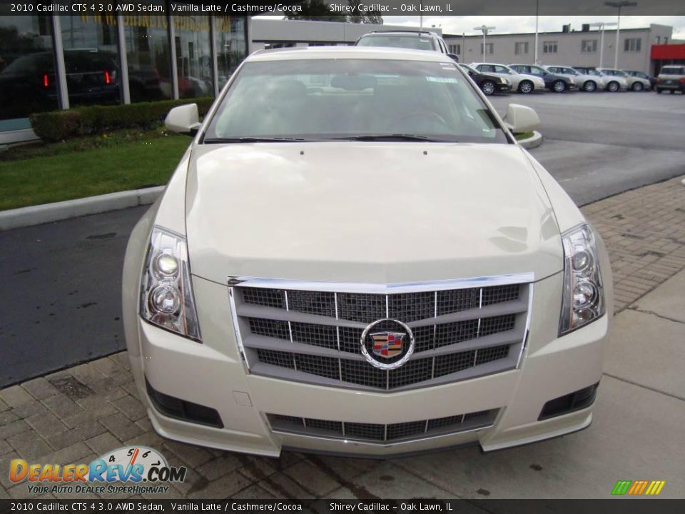 2010 Cadillac CTS 4 3.0 AWD Sedan Vanilla Latte / Cashmere/Cocoa Photo #2