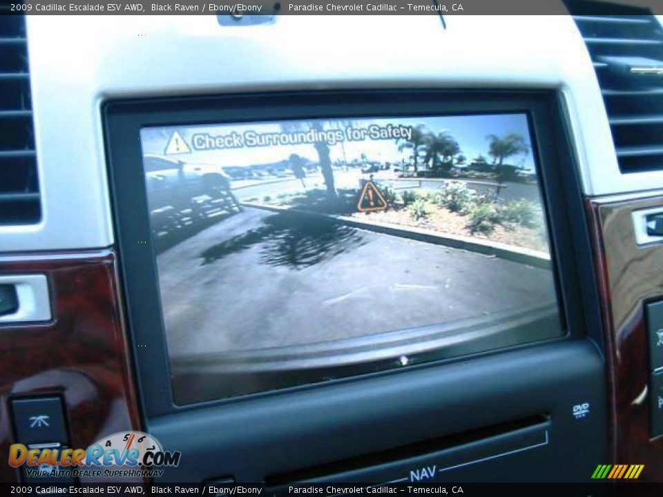 2009 Cadillac Escalade ESV AWD Black Raven / Ebony/Ebony Photo #15