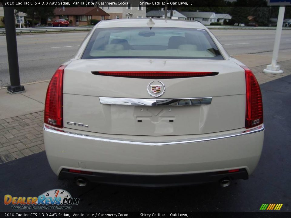2010 Cadillac CTS 4 3.0 AWD Sedan Vanilla Latte / Cashmere/Cocoa Photo #5