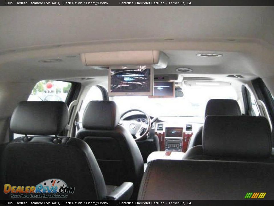 2009 Cadillac Escalade ESV AWD Black Raven / Ebony/Ebony Photo #18