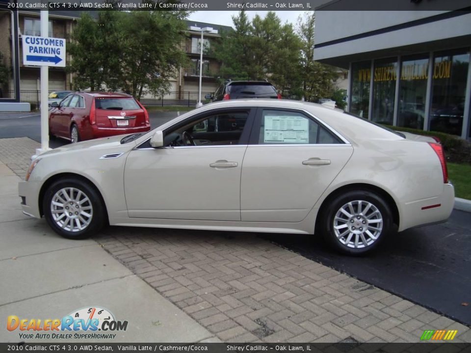 2010 Cadillac CTS 4 3.0 AWD Sedan Vanilla Latte / Cashmere/Cocoa Photo #7