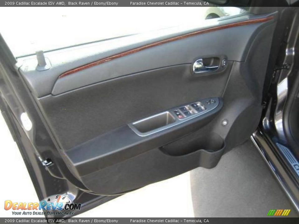 2009 Cadillac Escalade ESV AWD Black Raven / Ebony/Ebony Photo #20