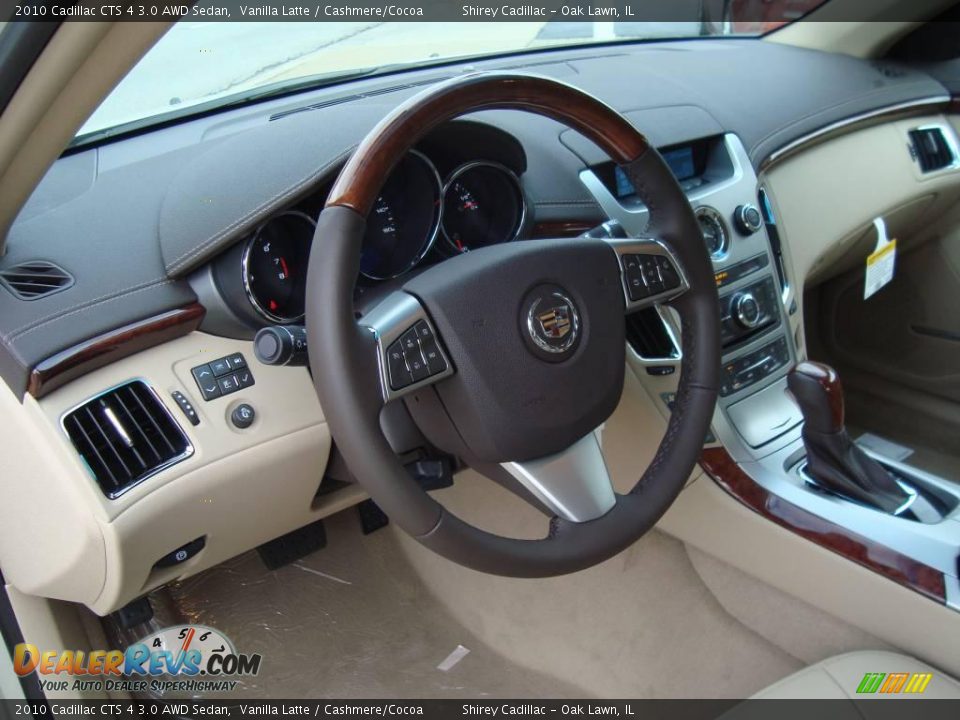 2010 Cadillac CTS 4 3.0 AWD Sedan Vanilla Latte / Cashmere/Cocoa Photo #10