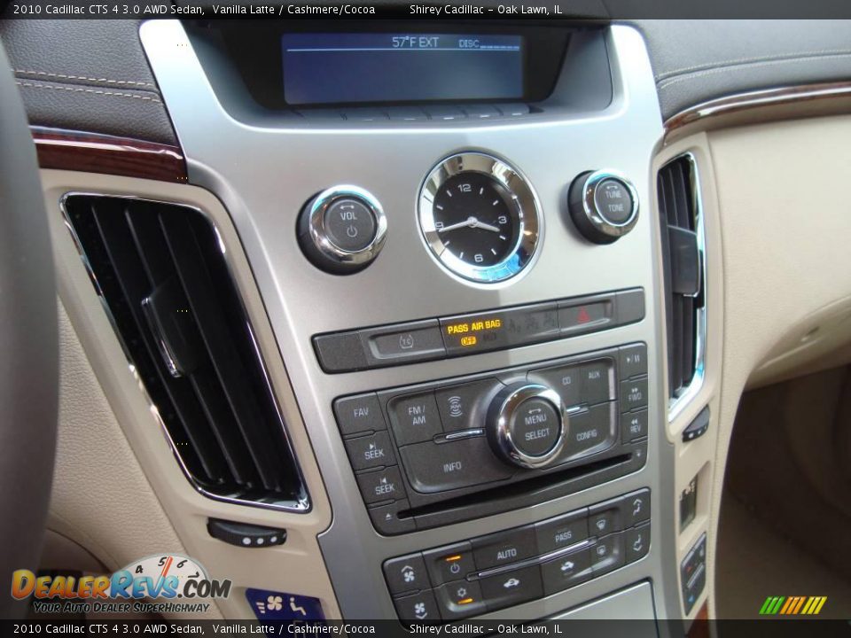 2010 Cadillac CTS 4 3.0 AWD Sedan Vanilla Latte / Cashmere/Cocoa Photo #15