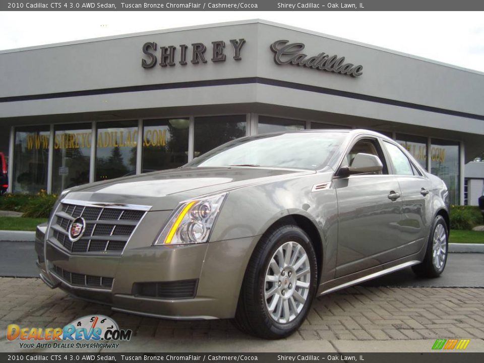 2010 Cadillac CTS 4 3.0 AWD Sedan Tuscan Bronze ChromaFlair / Cashmere/Cocoa Photo #1
