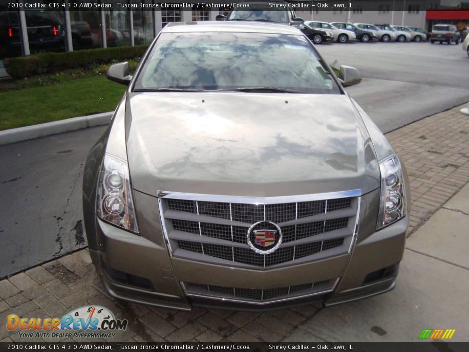 2010 Cadillac CTS 4 3.0 AWD Sedan Tuscan Bronze ChromaFlair / Cashmere/Cocoa Photo #2