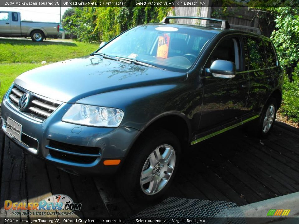 2004 Volkswagen Touareg V8 Offroad Grey Metallic / Anthracite Photo #1