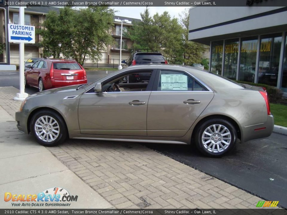 2010 Cadillac CTS 4 3.0 AWD Sedan Tuscan Bronze ChromaFlair / Cashmere/Cocoa Photo #7