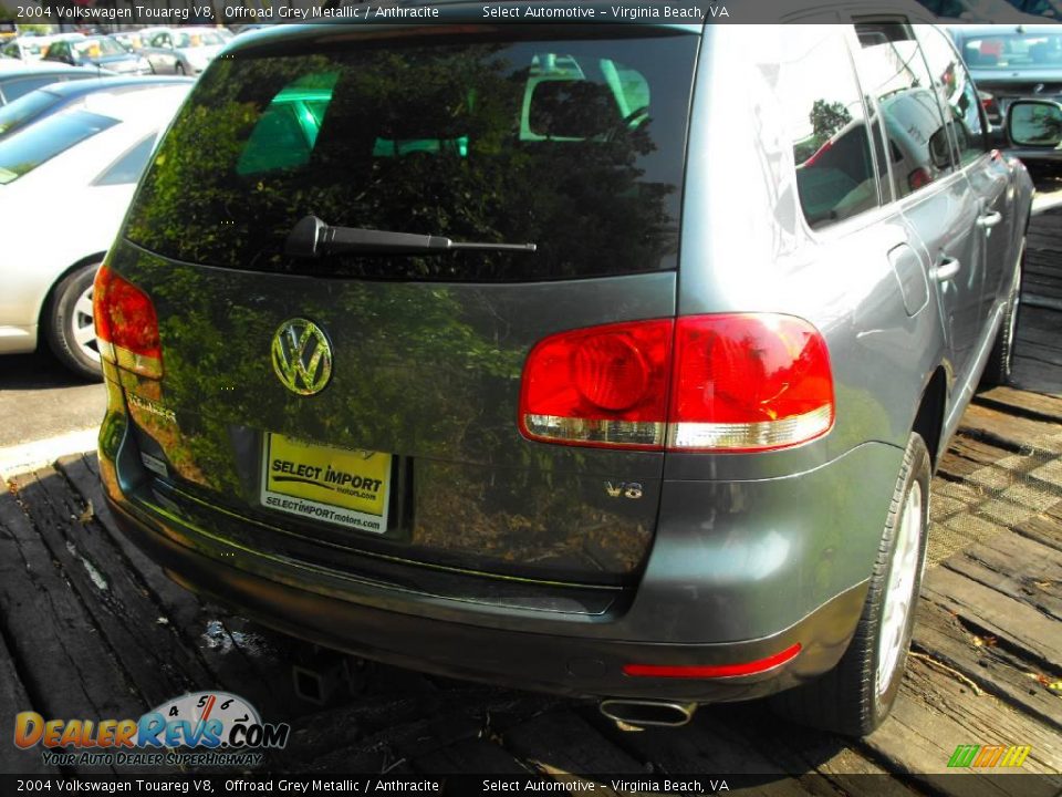 2004 Volkswagen Touareg V8 Offroad Grey Metallic / Anthracite Photo #3