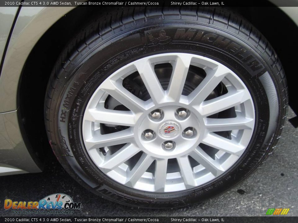 2010 Cadillac CTS 4 3.0 AWD Sedan Tuscan Bronze ChromaFlair / Cashmere/Cocoa Photo #8