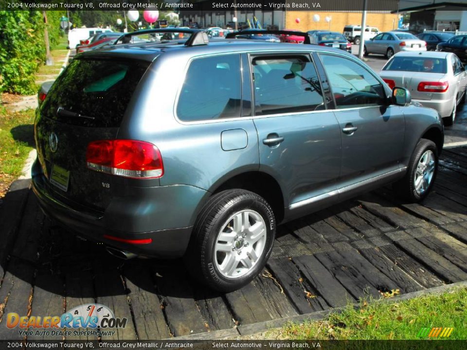 2004 Volkswagen Touareg V8 Offroad Grey Metallic / Anthracite Photo #4