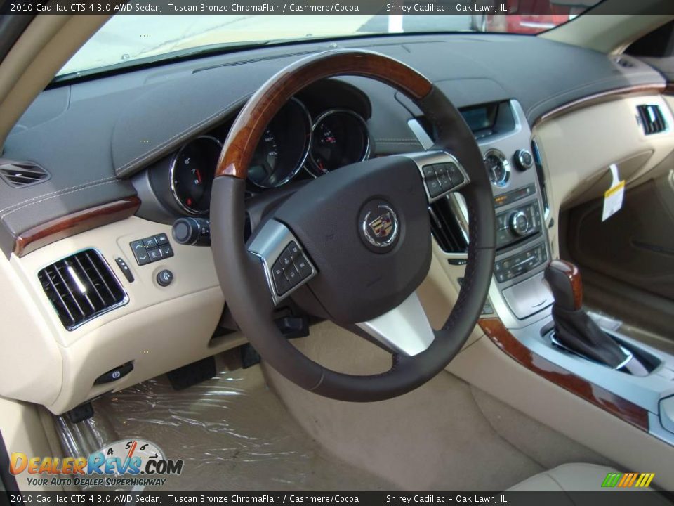 2010 Cadillac CTS 4 3.0 AWD Sedan Tuscan Bronze ChromaFlair / Cashmere/Cocoa Photo #10