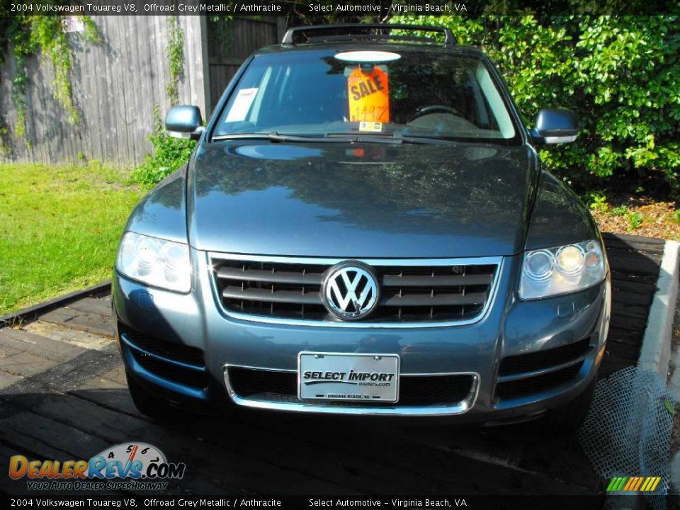 2004 Volkswagen Touareg V8 Offroad Grey Metallic / Anthracite Photo #6