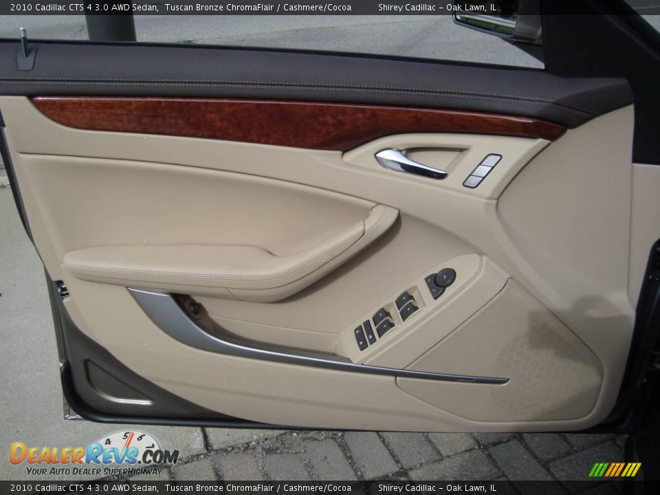 2010 Cadillac CTS 4 3.0 AWD Sedan Tuscan Bronze ChromaFlair / Cashmere/Cocoa Photo #11