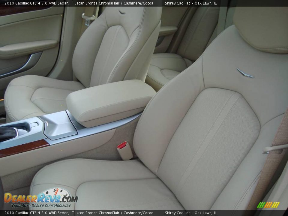 2010 Cadillac CTS 4 3.0 AWD Sedan Tuscan Bronze ChromaFlair / Cashmere/Cocoa Photo #12