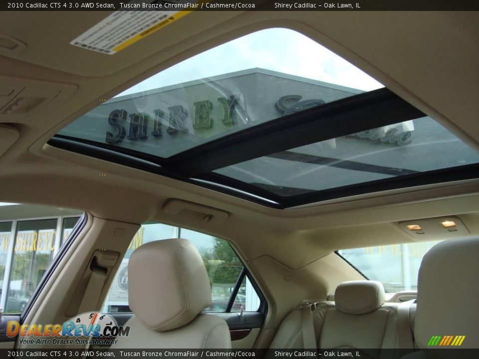 2010 Cadillac CTS 4 3.0 AWD Sedan Tuscan Bronze ChromaFlair / Cashmere/Cocoa Photo #13