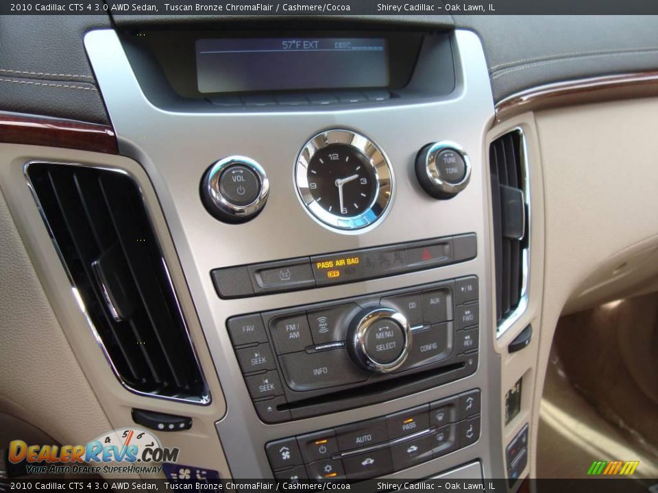 2010 Cadillac CTS 4 3.0 AWD Sedan Tuscan Bronze ChromaFlair / Cashmere/Cocoa Photo #16