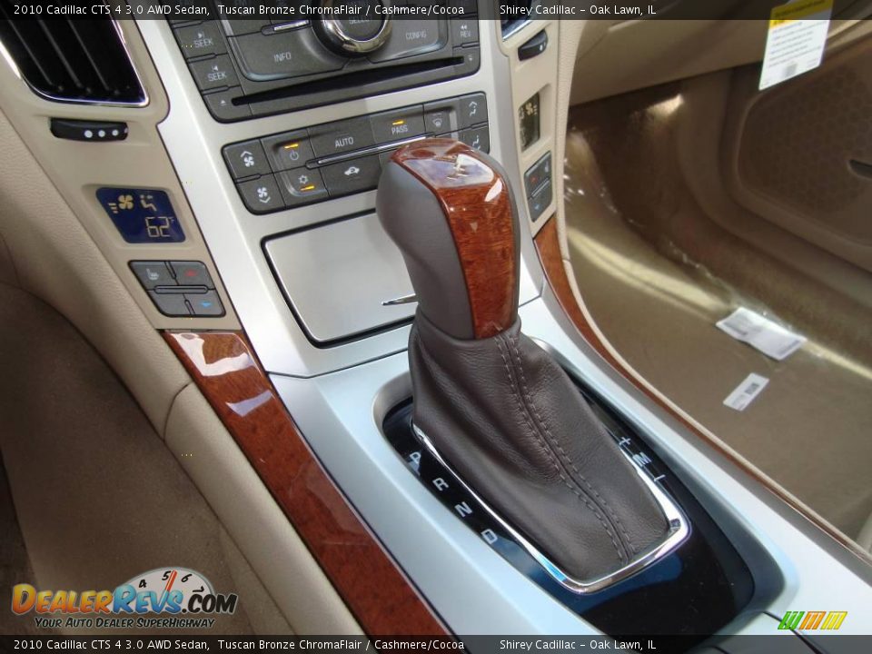 2010 Cadillac CTS 4 3.0 AWD Sedan Tuscan Bronze ChromaFlair / Cashmere/Cocoa Photo #17