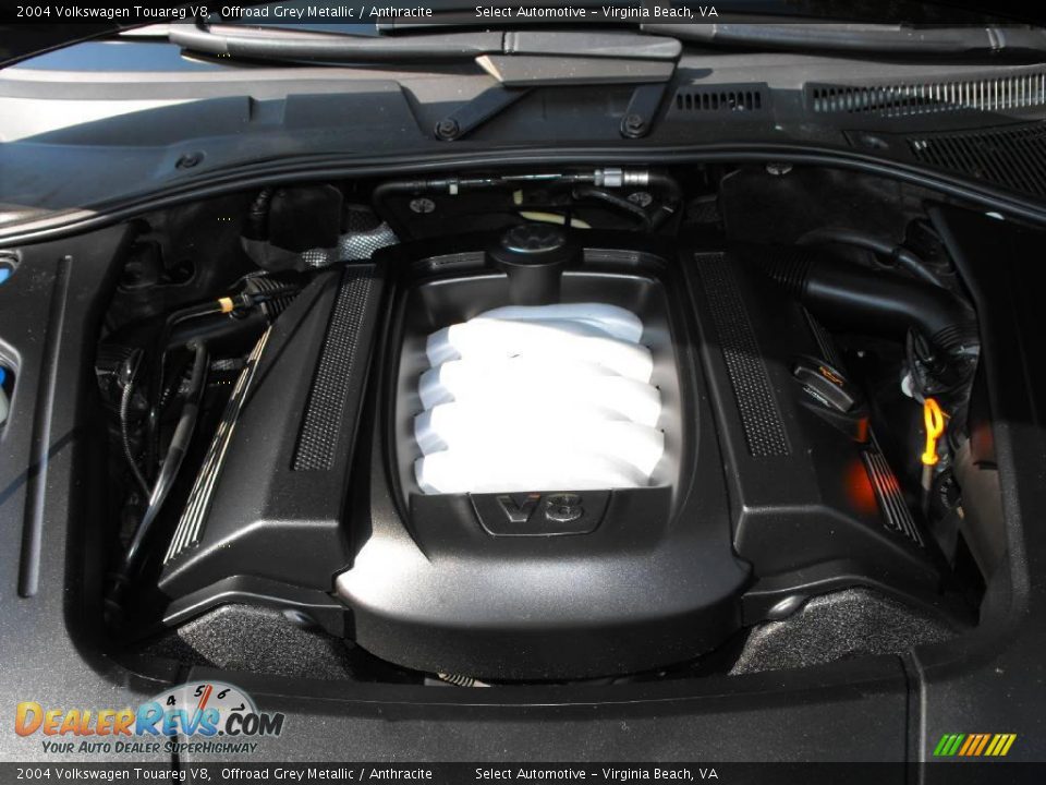 2004 Volkswagen Touareg V8 Offroad Grey Metallic / Anthracite Photo #14