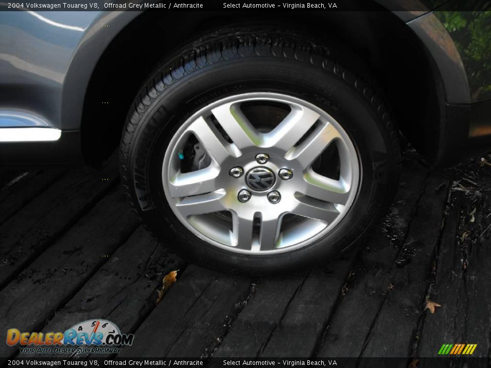 2004 Volkswagen Touareg V8 Offroad Grey Metallic / Anthracite Photo #15