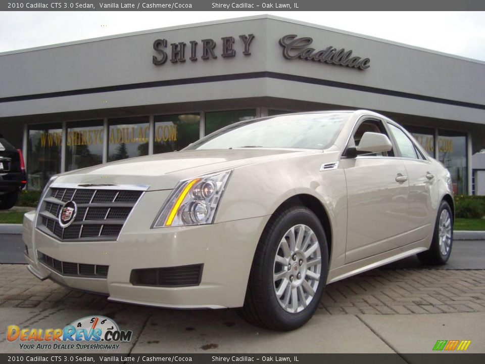2010 Cadillac CTS 3.0 Sedan Vanilla Latte / Cashmere/Cocoa Photo #1