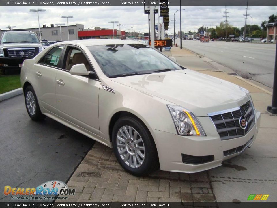 2010 Cadillac CTS 3.0 Sedan Vanilla Latte / Cashmere/Cocoa Photo #3
