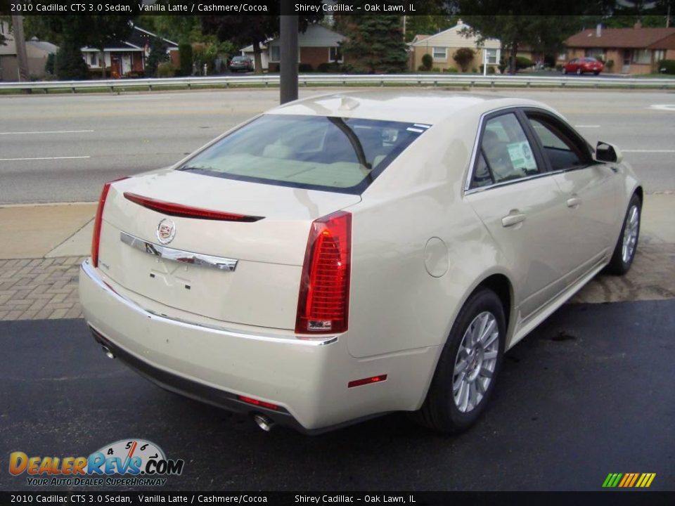 2010 Cadillac CTS 3.0 Sedan Vanilla Latte / Cashmere/Cocoa Photo #4