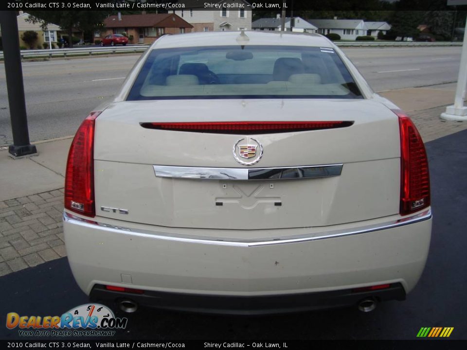 2010 Cadillac CTS 3.0 Sedan Vanilla Latte / Cashmere/Cocoa Photo #5