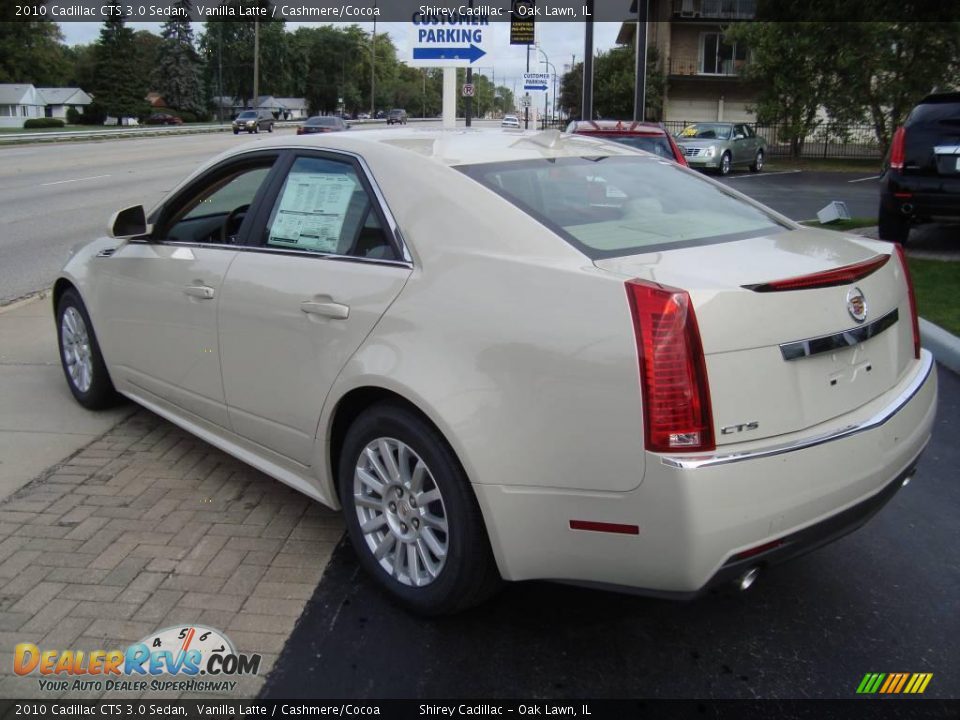 2010 Cadillac CTS 3.0 Sedan Vanilla Latte / Cashmere/Cocoa Photo #6